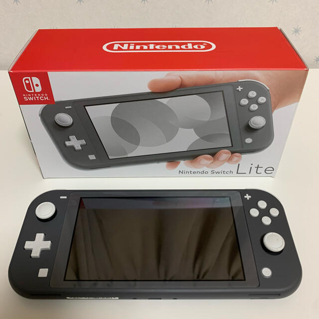 Nintendo Switch Lite グレー ＋カセット２つ セット - 携帯用ゲーム機本体