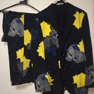 ヨウジヤマモト(Yohji Yamamoto)のyohji yamamotoスカルローズセットアップ(セットアップ)