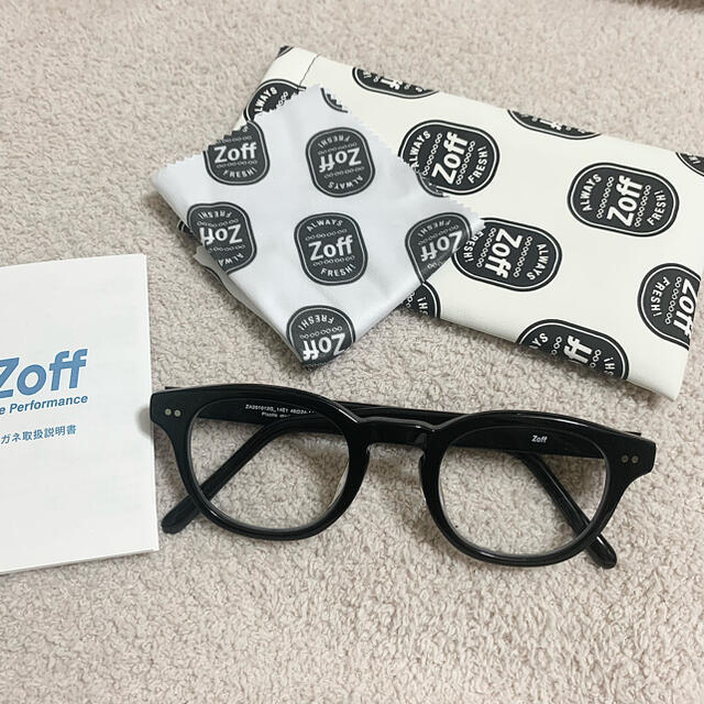 Zoff(ゾフ)の【Misaki様専用】Zoff 伊達メガネ レディースのファッション小物(サングラス/メガネ)の商品写真