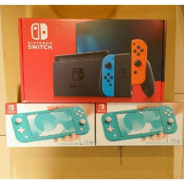 【未開封】Switchネオン1台&Switch lite2台 計3台セット