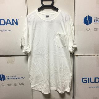 ギルタン(GILDAN)の10's様専用ギルダン★半袖無地Tシャツ☆ポケット付き☆ホワイト☆Lサイズ３枚(Tシャツ/カットソー(半袖/袖なし))