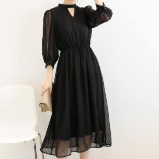 ミスティウーマン(mysty woman)の【完売品】mysty woman カットドビーシアドレス(ロングワンピース/マキシワンピース)