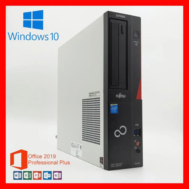 格安 デスクトップパソコン エクセル ワード Windows10みゆデスクトップ