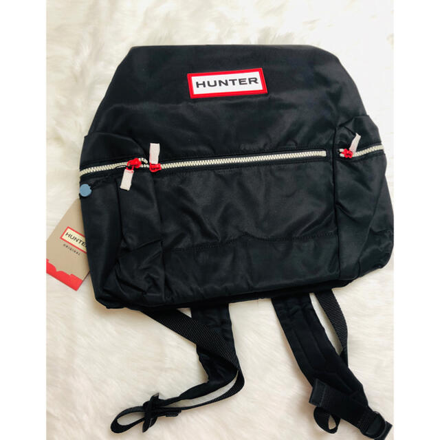 在庫処分 ❗️HUNTER トップクリップ ミニバックパック - ブラック　新品