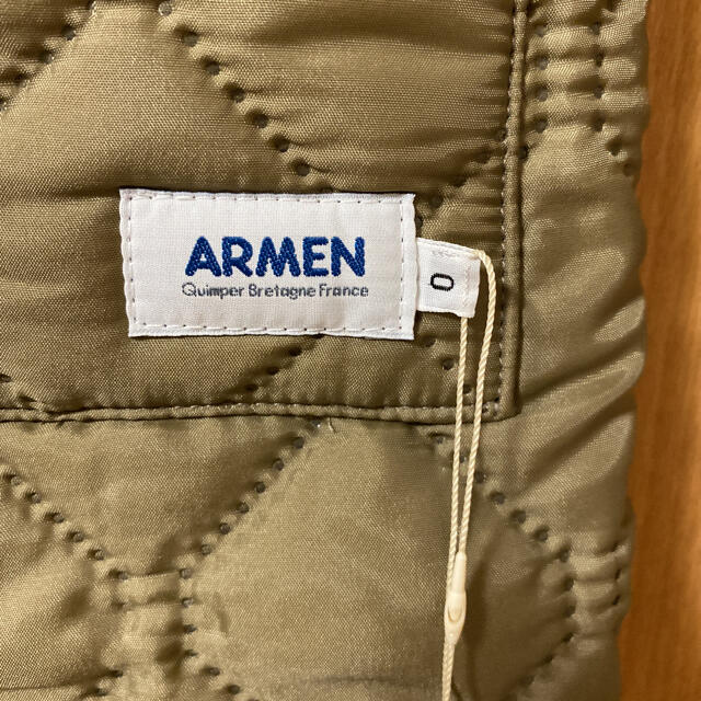 ARMEN(アーメン)のお値下げしました！アーメン　ARMEN ノーカラーキルティングコート レディースのジャケット/アウター(ノーカラージャケット)の商品写真