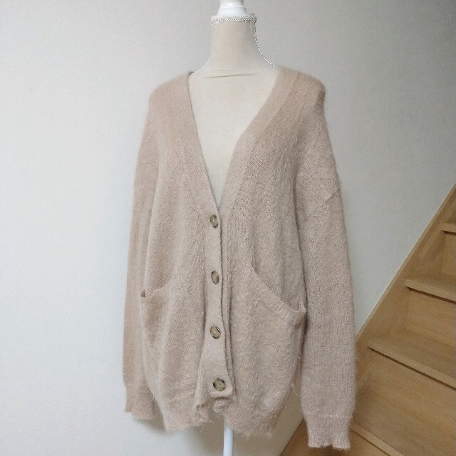 Shinzone(シンゾーン)のTHE　shinzone dandelion boxy cardigan モヘア レディースのトップス(カーディガン)の商品写真