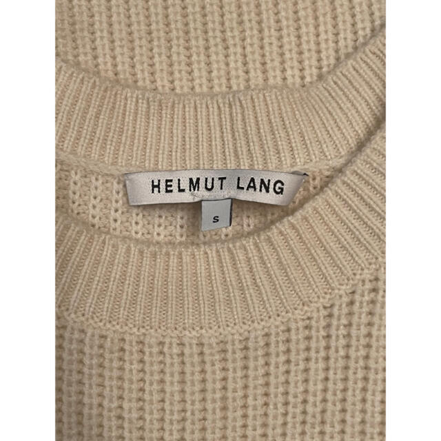 HELMUT LANG(ヘルムートラング)のHELMUT LANG 2015AW 未使用 カシミアウールチュニック パール レディースのワンピース(ひざ丈ワンピース)の商品写真