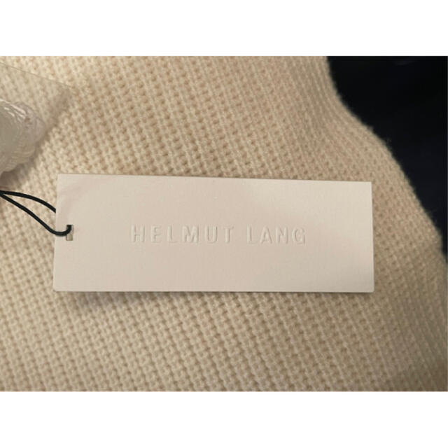 HELMUT LANG(ヘルムートラング)のHELMUT LANG 2015AW 未使用 カシミアウールチュニック パール レディースのワンピース(ひざ丈ワンピース)の商品写真