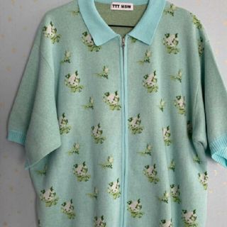 アレッジ(ALLEGE)の専用TTT MSW 21aw Flower Half Zip Cadigan(カーディガン)