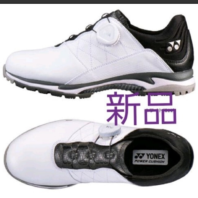【新品未使用】YONEX ゴルフシューズ スパイク パワークッション011