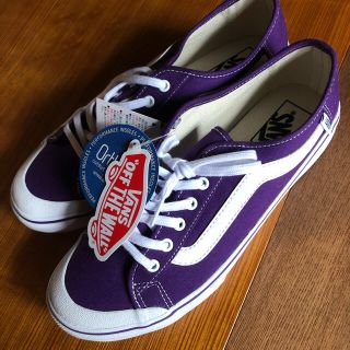 ヴァンズ(VANS)のvans black ball purple バンズ 紫(スニーカー)