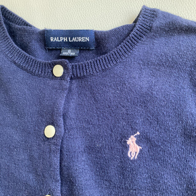 Ralph Lauren(ラルフローレン)の美品☆ラルフローレン カーディガン 6歳用 キッズ/ベビー/マタニティのキッズ服女の子用(90cm~)(カーディガン)の商品写真