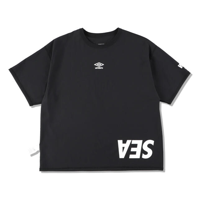 UMBRO(アンブロ)のWIND AND SEA umbro Tシャツ　Lサイズ　黒　black メンズのトップス(Tシャツ/カットソー(半袖/袖なし))の商品写真