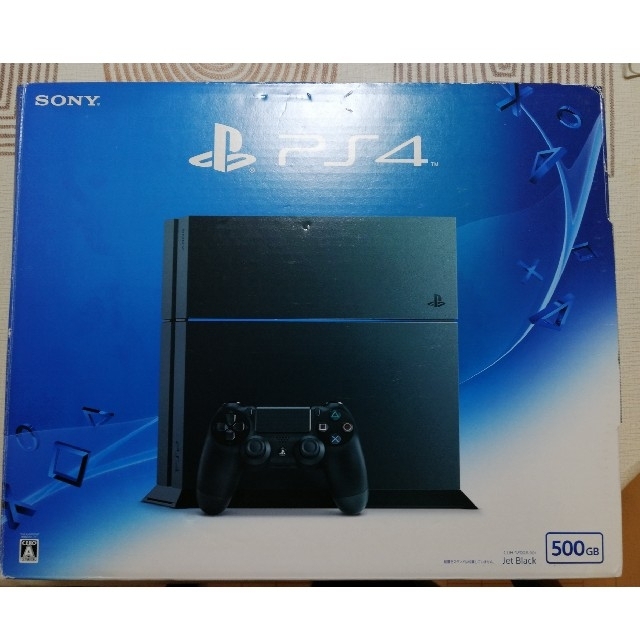 PlayStation4(プレイステーション4)のプレイステーション4 　500GB CUH-1200A ブラック エンタメ/ホビーのゲームソフト/ゲーム機本体(家庭用ゲーム機本体)の商品写真