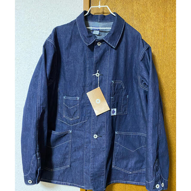 POST OVERALLS(ポストオーバーオールズ)のPostO’All カバーオール　新品　Mサイズ メンズのジャケット/アウター(カバーオール)の商品写真