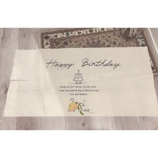 専用　ケーキのバースデータペストリー　横　ロング　誕生日名入れ(絵画/タペストリー)