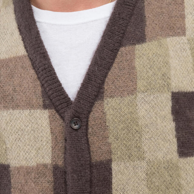 STUSSY - WOBBLY CHECK SWEATER VESTの通販 by nap|ステューシーなら