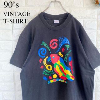 80年代 90年代 Stedman USA製 vintage プリント Tシャツ(Tシャツ/カットソー(半袖/袖なし))