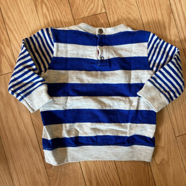 PETIT BATEAU(プチバトー)のプチバトー　ポロシャツ　美品2枚セット　67cm 6m 長袖　トップス   70 キッズ/ベビー/マタニティのベビー服(~85cm)(シャツ/カットソー)の商品写真