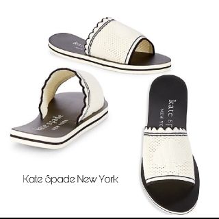 ケイトスペードニューヨーク(kate spade new york)のkate spade スライド サンダル　23㎝　新品(サンダル)