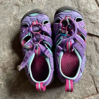 KEEN キーン サンダル　18.5cm パープル　紫(サンダル)