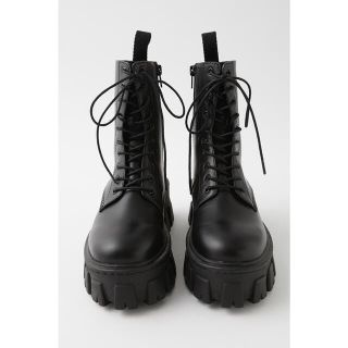 マウジー(moussy)のmoussy  LACE UP CHUNKY SOLE ブーツ(ブーツ)