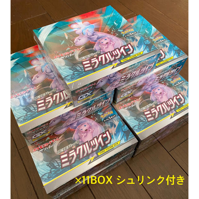 トレーディングカードポケモンカード ミラクルツイン box 未開封 シュリンク付き 11BOX