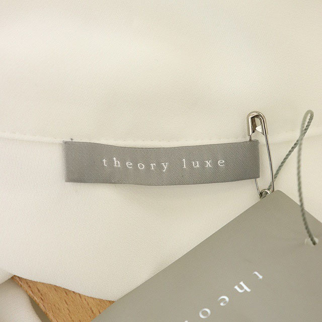 50cm着丈セオリーリュクス theory luxe ボウタイブラウス シャツ 038 白