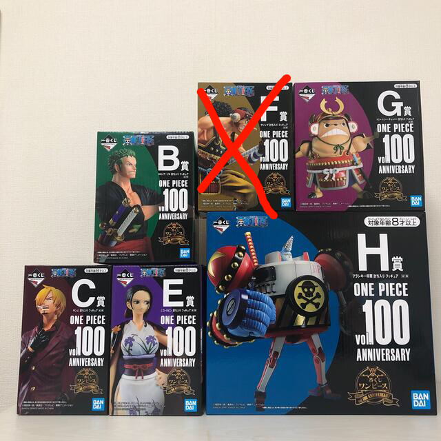 一番くじ ONE PIECE vol.100 ANNIVERSARY フィギュア 一番くじ ONE PIECE vol.100 ANNIVERSARY フィギュア