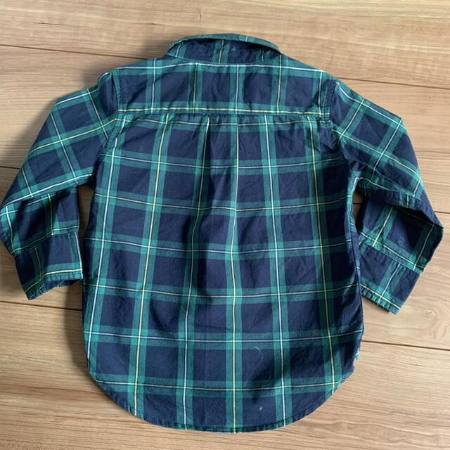 babyGAP(ベビーギャップ)のbaby Gap チェックシャツ キッズ/ベビー/マタニティのキッズ服男の子用(90cm~)(ブラウス)の商品写真