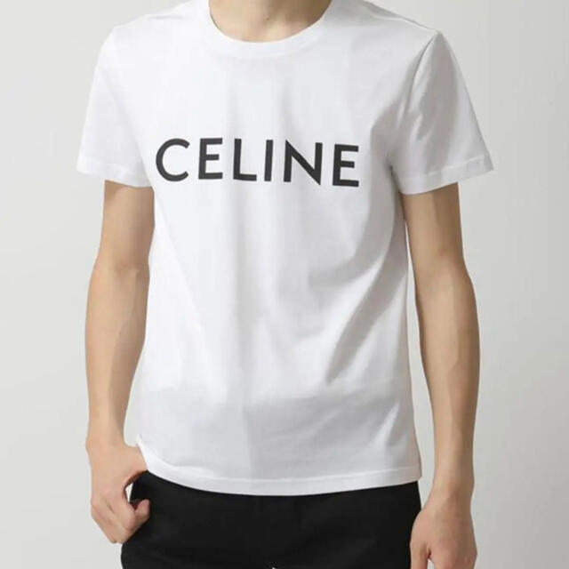 CELINE セリーヌ Tシャツ Sサイズ ホワイト 人気の春夏 9384円 e-gaio