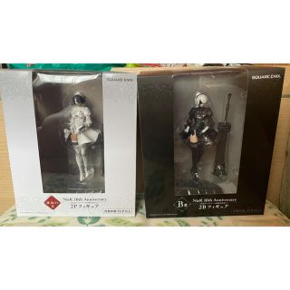 NieR 10th Anniversaryくじ 2B・2Pフィギュアセット(キャラクターグッズ)