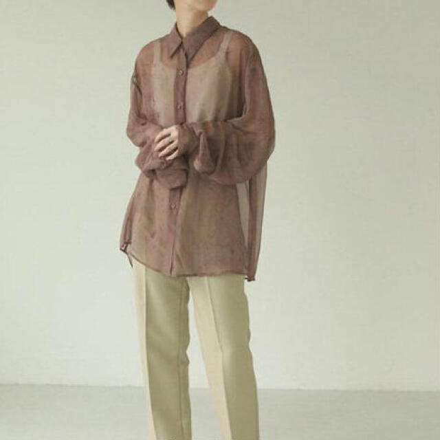 トップスTODAYFUL　Marble Sheer Shirts　値下げ交渉あり