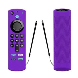 【新品】 Amazon fire tv stick リモコンカバー【パープル】(その他)