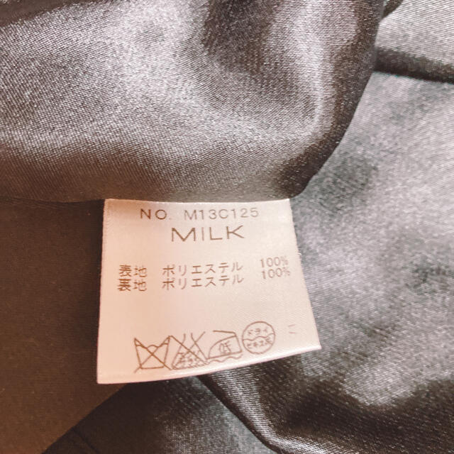 MILK(ミルク)のMILK ハート柄　スカート　ピンク　黒 レディースのスカート(ミニスカート)の商品写真