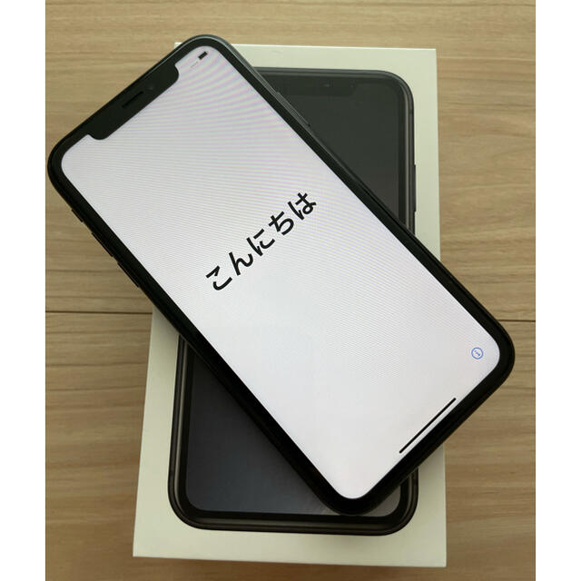 Apple(アップル)のiPhone XR 128GB ブラック SIMフリー スマホ/家電/カメラのスマートフォン/携帯電話(スマートフォン本体)の商品写真