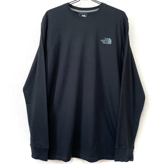 THE NORTH FACE(ザノースフェイス)のレアカラー ☆ 新品 ノースフェイス アームロゴ ロンT 黒 3XL 4L メンズのトップス(Tシャツ/カットソー(七分/長袖))の商品写真