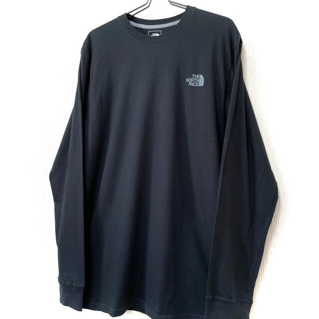 THE NORTH FACE(ザノースフェイス)のレアカラー ☆ 新品 ノースフェイス アームロゴ ロンT 黒 3XL 4L メンズのトップス(Tシャツ/カットソー(七分/長袖))の商品写真