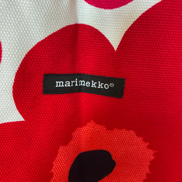 marimekko(マリメッコ)のmarimekko マリメッコ ウニッコレッド トートバッグ レディースのバッグ(トートバッグ)の商品写真