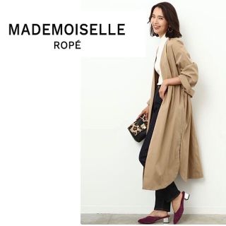 アメリヴィンテージ(Ameri VINTAGE)のROPE' mademoiselle/スパンライクチノライトコート 38サイズ(ロングコート)