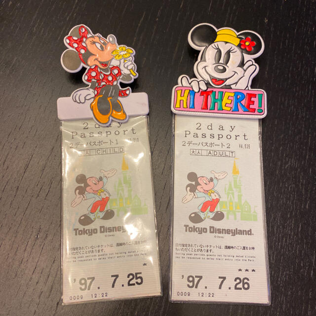 Disney(ディズニー)の1997年 東京ディズニーランド TDL 非売品　パスポートケース エンタメ/ホビーのコレクション(その他)の商品写真