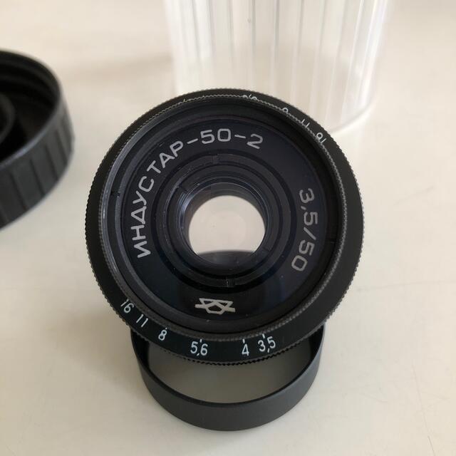  【美品】INDUSTAR 50-2 50mm F3.5 オールドレンズ スマホ/家電/カメラのカメラ(レンズ(単焦点))の商品写真