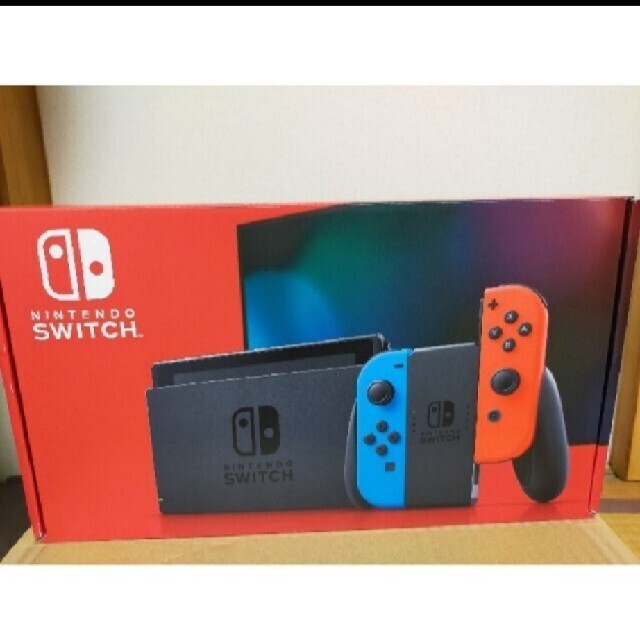 NintendoSwitch新型未使用本体ニンテンドースイッチネオンブルレッド ...