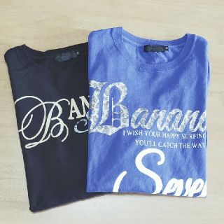 バナナセブン(877*7(BANANA SEVEN))のBANANA SEVEN ロングTシャツ(Tシャツ/カットソー(七分/長袖))