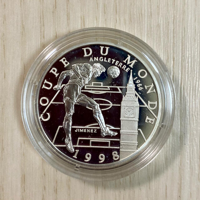 1998年フランス by ドリー's shop｜ラクマ ワールドカップ公式記念コイン 銀貨4種セット(第2次)の通販 好評得価