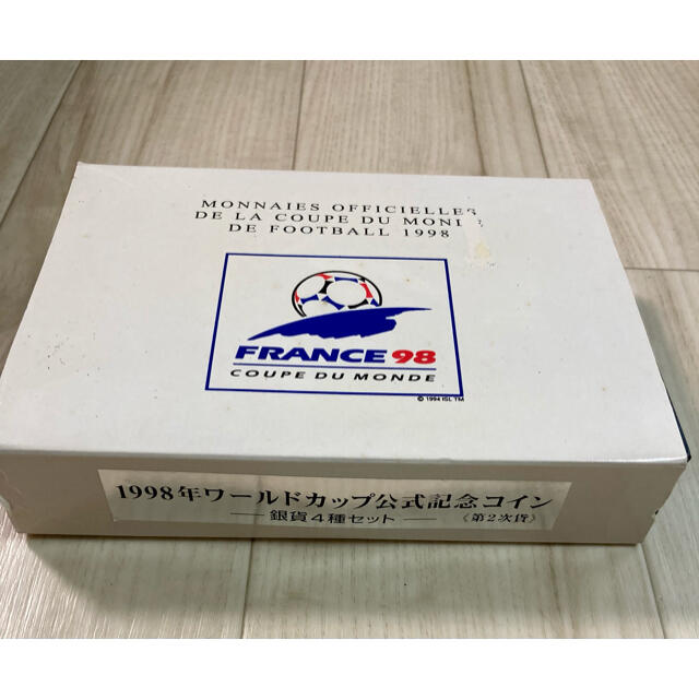 1998年フランス by ドリー's shop｜ラクマ ワールドカップ公式記念コイン 銀貨4種セット(第2次)の通販 好評得価