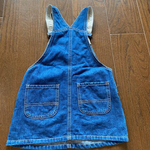 Branshes(ブランシェス)のキッズ　サロペット　110 キッズ/ベビー/マタニティのキッズ服女の子用(90cm~)(スカート)の商品写真