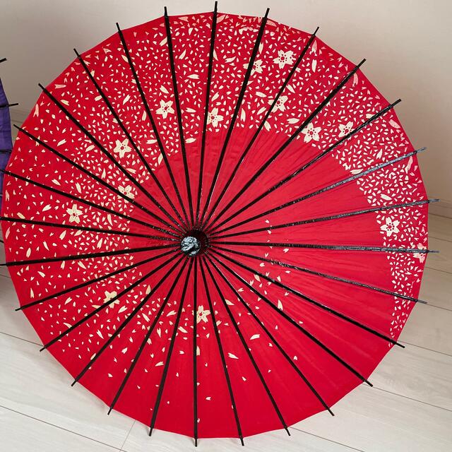 番傘　踊り傘 和傘 日傘 前撮り コスプレ レディースのファッション小物(傘)の商品写真