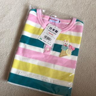 ミキハウス(mikihouse)のタッシー様専用(9/16本日中) ミキハウス　新品  未使用 ロンT 女 100(Tシャツ/カットソー)