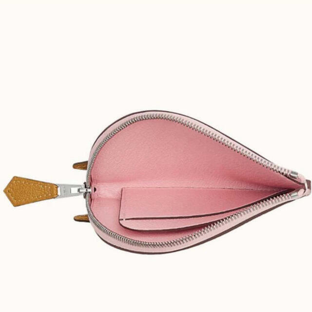 国内外の人気! エルメス パドック ローズサクラ コインケース HERMES